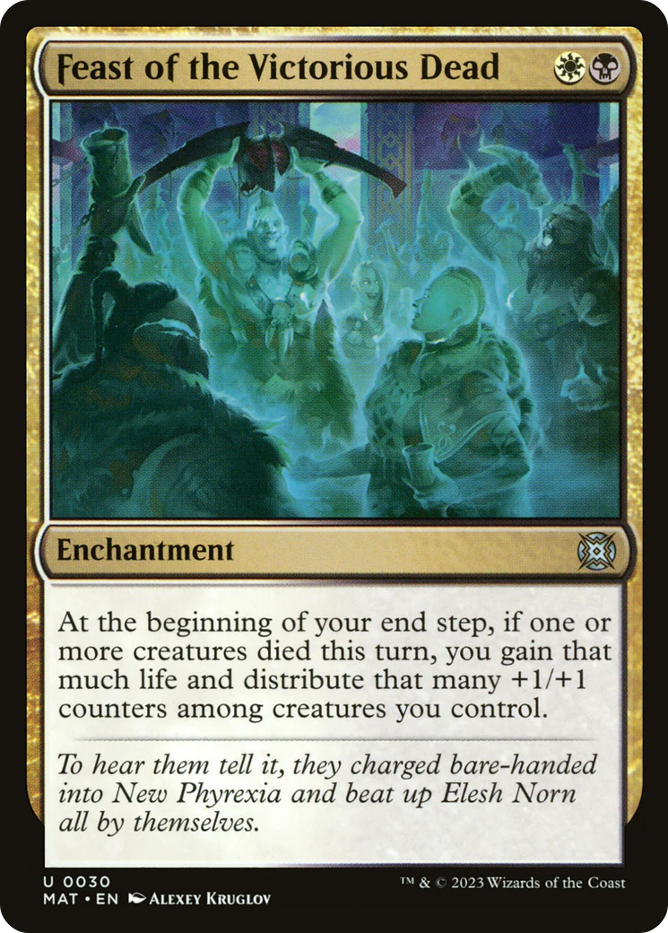 Feast of the Victorious Dead (MAT-030) - March of the Machine: The Aftermath [Uncommon]