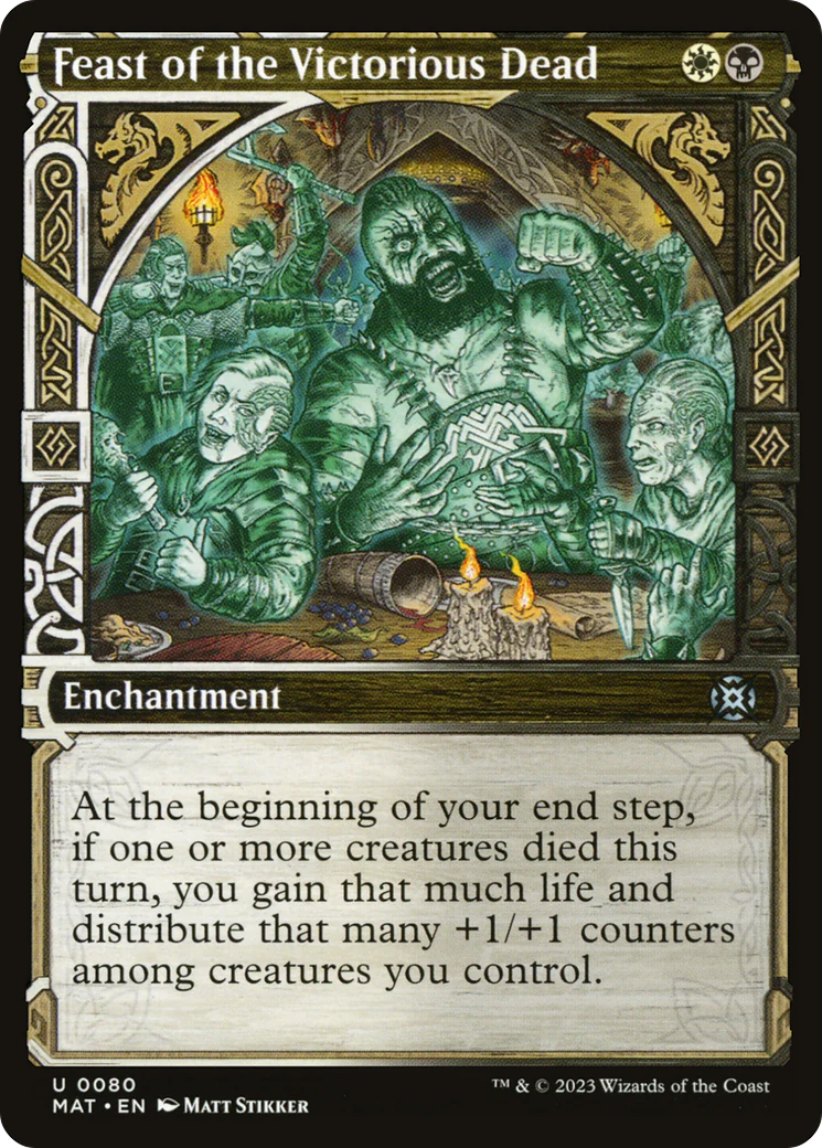 Feast of the Victorious Dead (MAT-080) - March of the Machine: The Aftermath: (Showcase) [Uncommon]