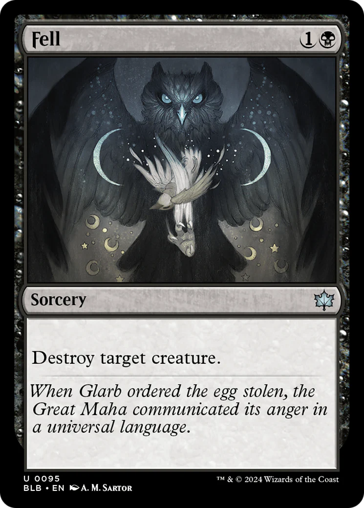 Fell (BLB-095) - Bloomburrow Foil [Uncommon]