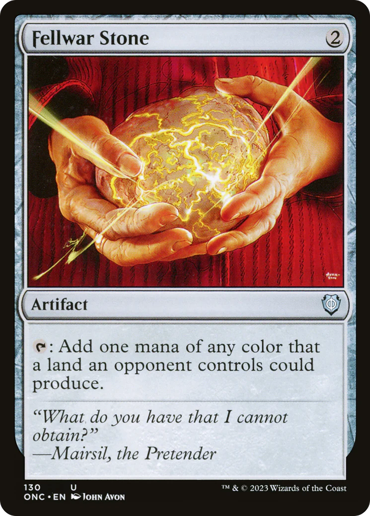 Fellwar Stone (ONC-130) - Phyrexia: All Will Be One Commander [Uncommon]