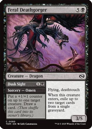 Feral Deathgorger (TDM-080) - Tarkir: Dragonstorm [Common]