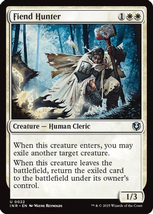 Fiend Hunter (INR-022) - Innistrad Remastered Foil [Uncommon]