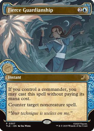Fierce Guardianship (Showcase) (TLE-307) - Avatar: The Last Airbender: Eternal-Legal [Promo]