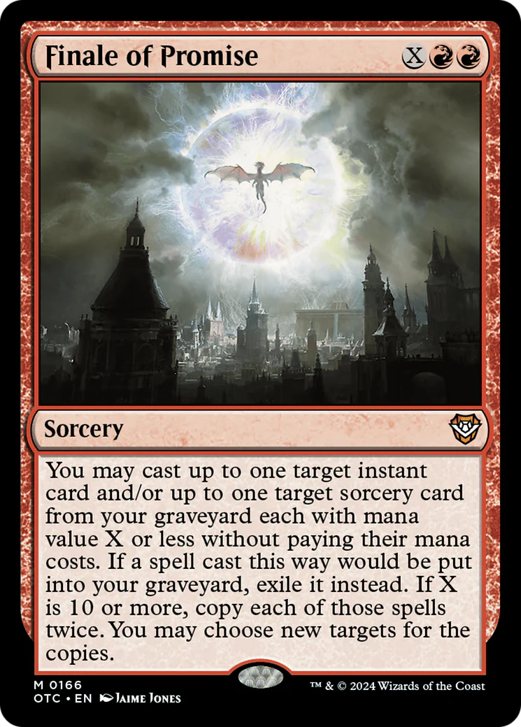 Finale of Promise (OTC-166) - Outlaws of Thunder Junction Commander [Mythic]