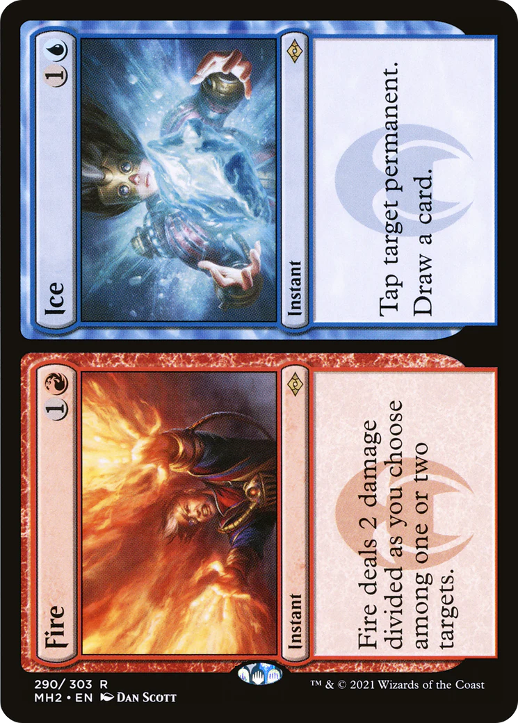 Fire // Ice (MH2-290) - Modern Horizons 2 Etched Foil [Rare]