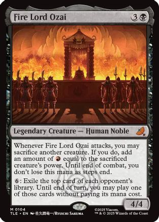 Fire Lord Ozai (TLE-104) - Avatar: The Last Airbender: Eternal-Legal [Mythic]