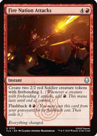 Fire Nation Attacks (TLA-133) - Avatar: The Last Airbender [Uncommon]
