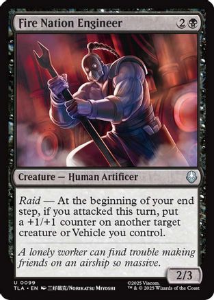 Fire Nation Engineer (TLA-099) - Avatar: The Last Airbender Foil [Uncommon]