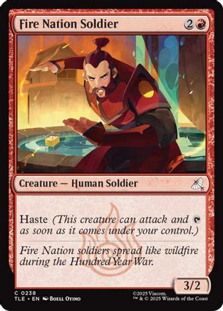 Fire Nation Soldier (TLE-238) - Avatar: The Last Airbender: Eternal-Legal [Common]