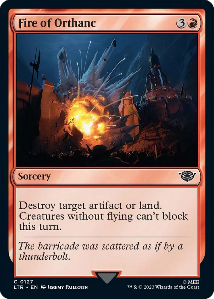 Fire of Orthanc (LTR-127) - The Lord of the Rings: Tales of Middle-earth [Common]