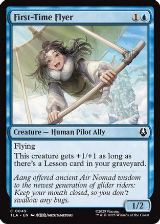 First-Time Flyer (TLA-049) - Avatar: The Last Airbender Foil [Common]