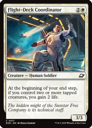 Flight-Deck Coordinator (EOE-017) - Edge of Eternities Foil [Common]