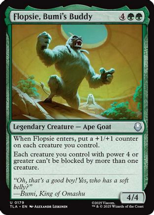 Flopsie, Bumi's Buddy (TLA-179) - Avatar: The Last Airbender [Uncommon]
