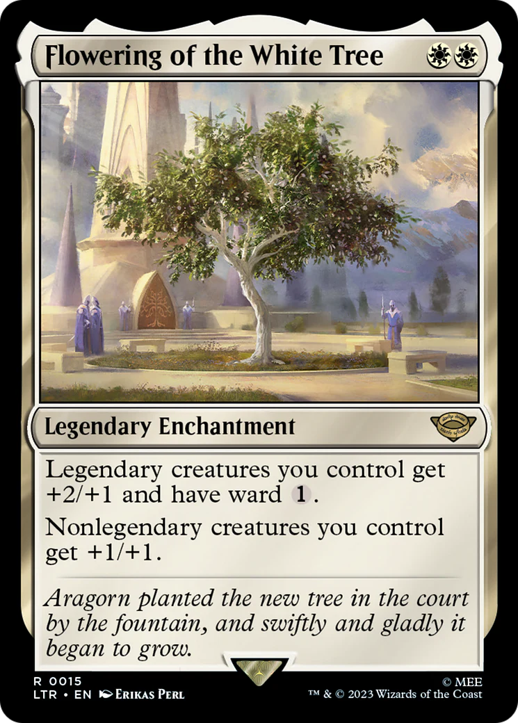 Flowering of the White Tree (LTR-015) - The Lord of the Rings: Tales of Middle-earth Foil [Rare]