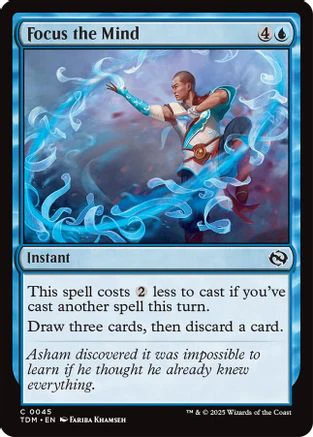 Focus the Mind (TDM-045) - Tarkir: Dragonstorm [Common]