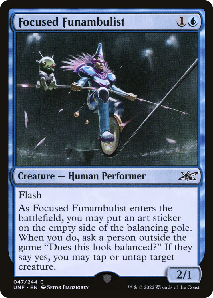 Focused Funambulist (UNF-047) - Unfinity [Common]