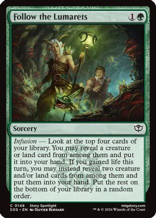 Follow the Lumarets (SOS-148) - Secrets of Strixhaven Foil [Common]