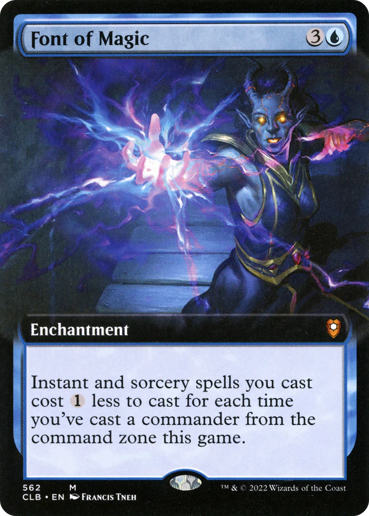 Font of Magic (Extended Art) (CLB-562) - Commander Legends: Battle for Baldur's Gate: (Extended Art) [Mythic]