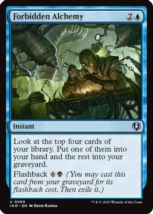 Forbidden Alchemy (INR-065) - Innistrad Remastered Foil [Uncommon]