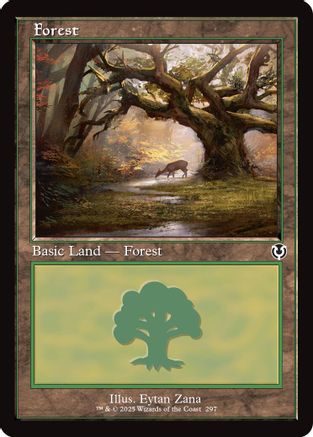 Forest (297) (Retro Frame) (INR-297) - Innistrad Remastered Foil [Land]