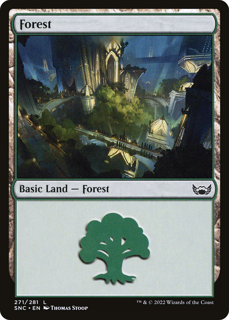 Forest (SNC-271) - Streets of New Capenna Foil [Common]