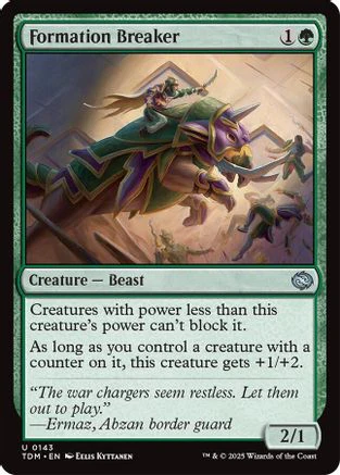 Formation Breaker (TDM-143) - Tarkir: Dragonstorm [Uncommon]