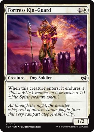 Fortress Kin-Guard (TDM-012) - Tarkir: Dragonstorm [Common]