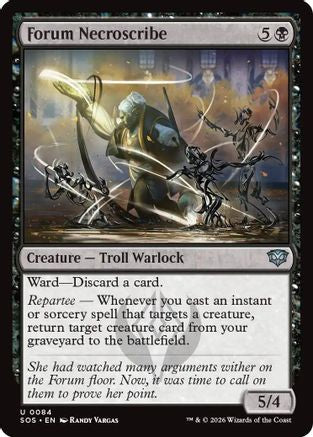 Forum Necroscribe (SOS-084) - Secrets of Strixhaven [Uncommon]