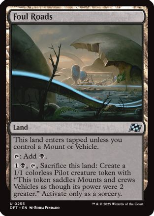 Foul Roads (DFT-255) - Aetherdrift [Uncommon]