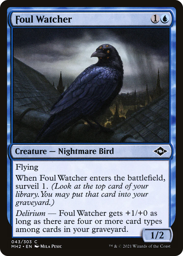 Foul Watcher (MH2-043) - Modern Horizons 2 [Common]
