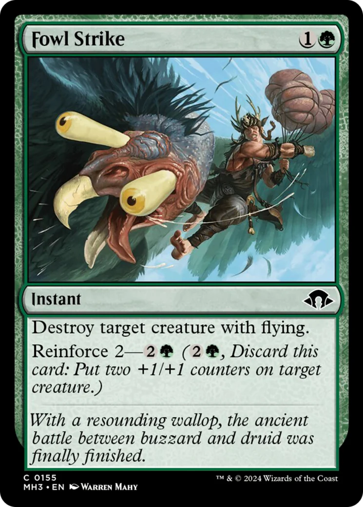 Fowl Strike (MH3-155) - Modern Horizons 3 Foil [Common]
