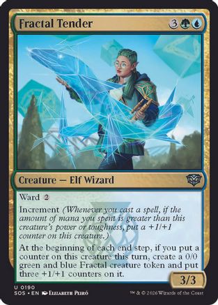 Fractal Tender (SOS-190) - Secrets of Strixhaven [Uncommon]