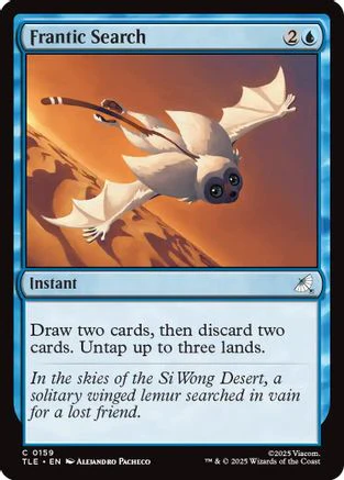 Frantic Search (TLE-159) - Avatar: The Last Airbender: Eternal-Legal Foil [Common]