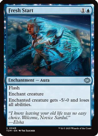 Fresh Start (TDM-046) - Tarkir: Dragonstorm Foil [Uncommon]