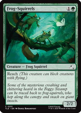Frog-Squirrels (TLE-251) - Avatar: The Last Airbender: Eternal-Legal Foil [Common]