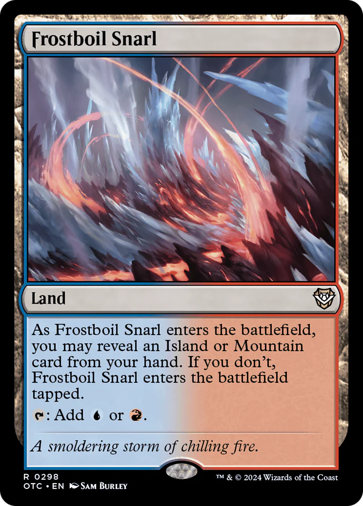Frostboil Snarl (OTC-298) - Outlaws of Thunder Junction Commander [Rare]
