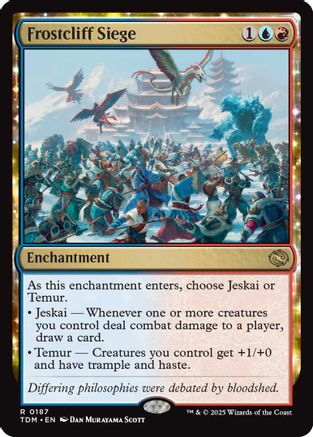 Frosteliff Siege (TDM-187) - Tarkir: Dragonstorm [Rare]