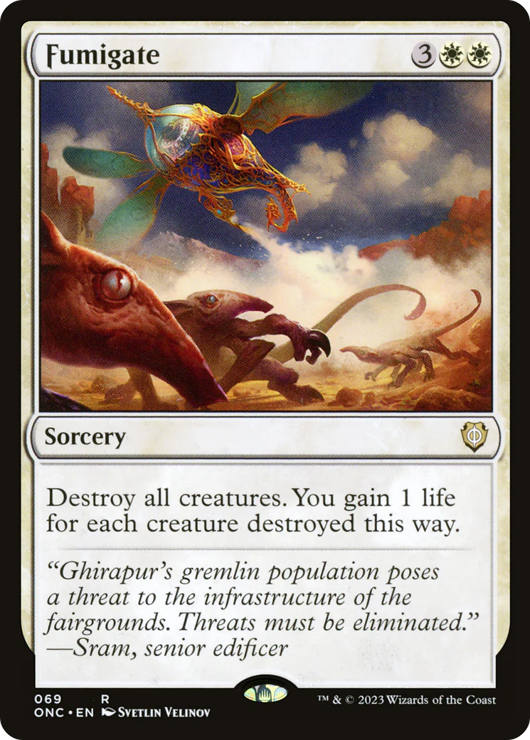 Fumigate (ONC-069) - Phyrexia: All Will Be One Commander [Rare]