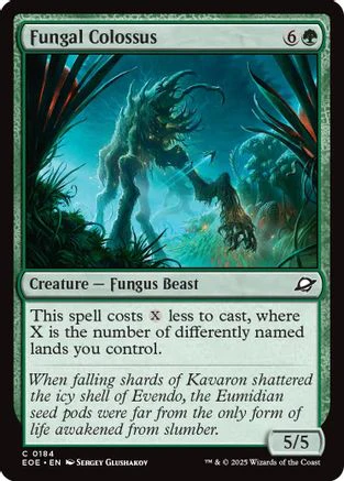 Fungal Colossus (EOE-184) - Edge of Eternities Foil [Common]