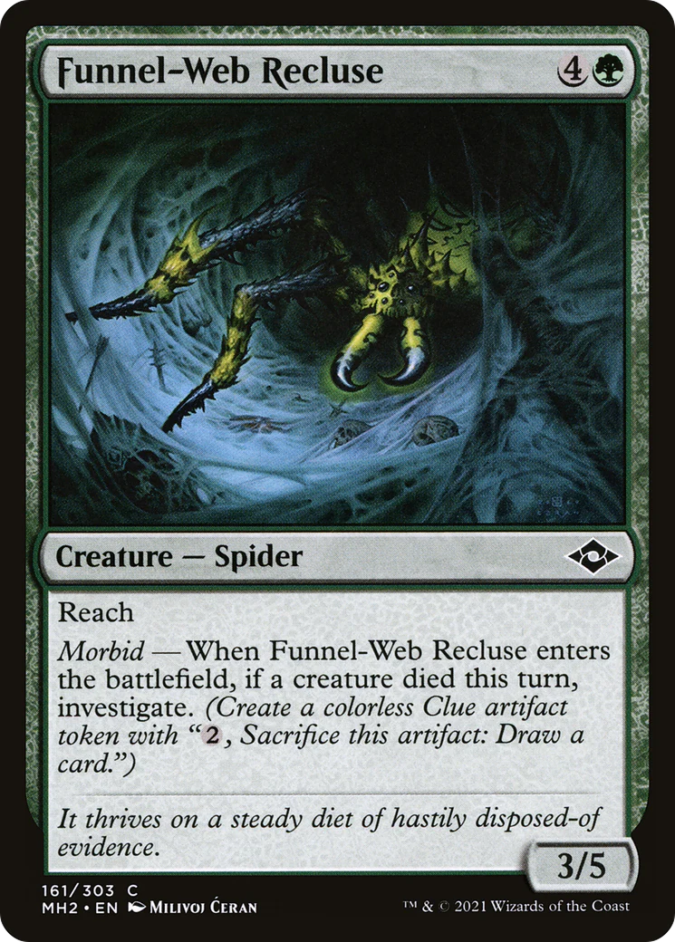 Funnel-Web Recluse (MH2-161) - Modern Horizons 2 [Common]