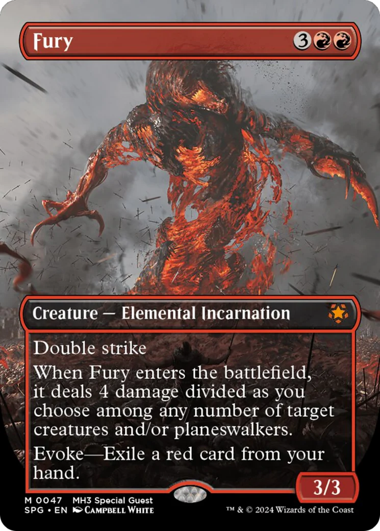 Fury (SPG-047) - Special Guests (Borderless) Foil [Mythic]
