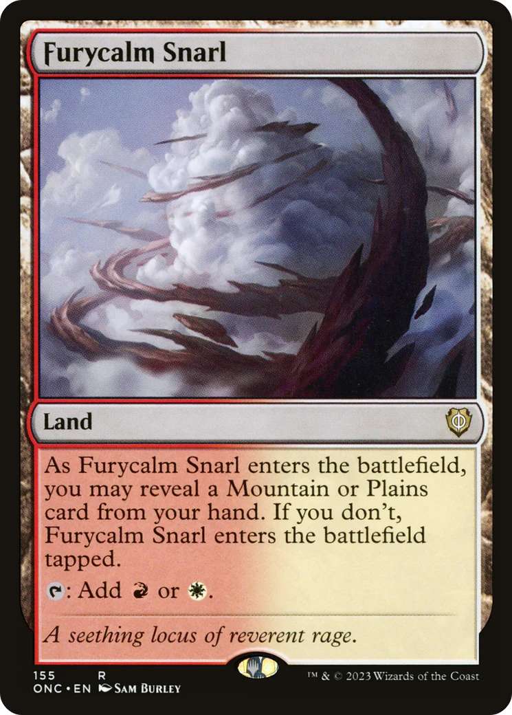 Furycalm Snarl (ONC-155) - Phyrexia: All Will Be One Commander [Rare]