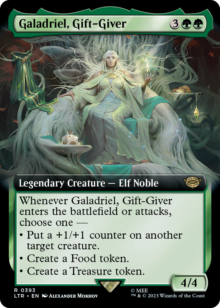 Galadriel, Gift-Giver (LTR-393) - The Lord of the Rings: Tales of Middle-earth: (Extended Art) [Rare]