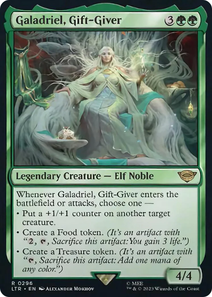 Galadriel, Gift-Giver (LTR-296) - The Lord of the Rings: Tales of Middle-earth [Rare]