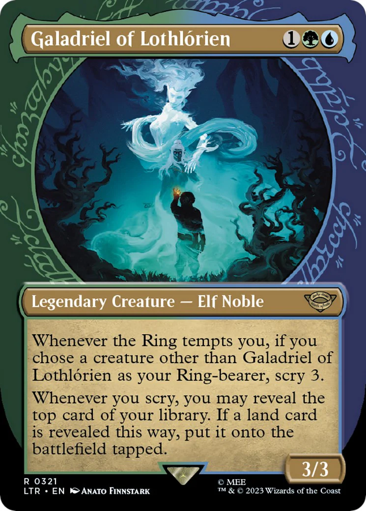Galadriel of Lothlórien (LTR-321) - The Lord of the Rings: Tales of Middle-earth: (Showcase) (Borderless) [Rare]