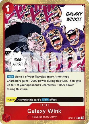 Galaxy Wink (OP07-016) - 500 Years in the Future Foil [Rare]