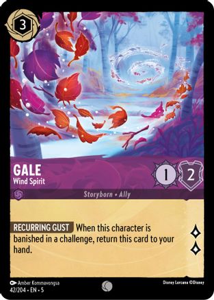 Gale - Wind Spirit (42/204) - Shimmering Skies Cold Foil [Common]