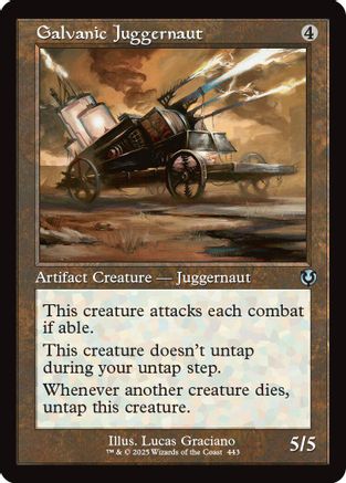 Galvanic Juggernaut (Retro Frame) (INR-443) - Innistrad Remastered [Uncommon]
