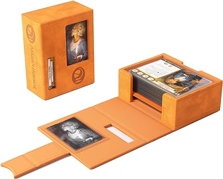 Gamegenic: Arkham Horror Investigator Deck Box: Seeker (Orange) - Image 2