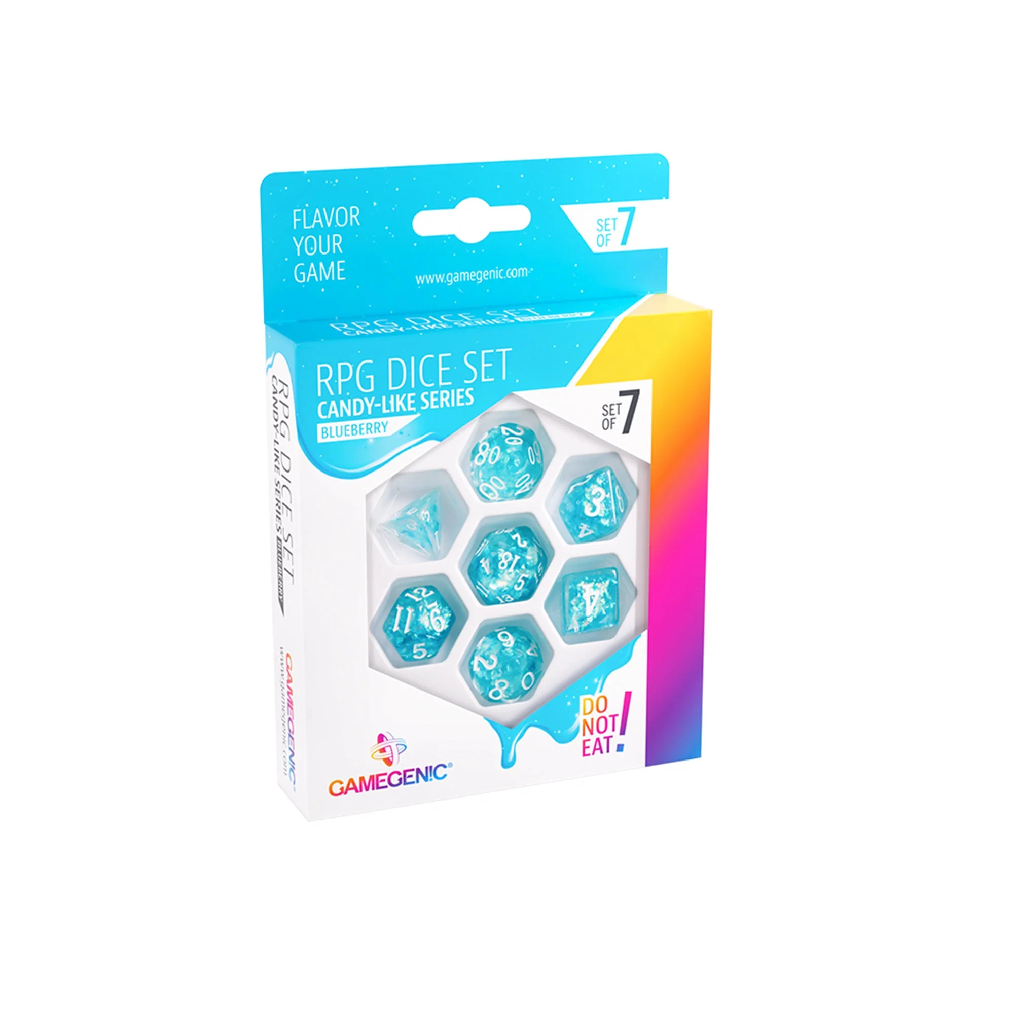 Gamegenic: Candy-like Series: Blueberry RPG Dice Set (7pcs)